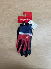 未使用展示品　lecoqsportif　ルコックスポルティフ　サイクリンググローブ　Lサイズ　赤　タグ付き　自転車用品のサムネイル