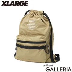 エクストララージ ナップサック ブランド XLARGE リュック 高校生 学生 大人 メンズ レディース 布 A4 スポーツ 巾着リュック カジュアル RIPSTOP KNAPSACK 101253053004 BEIGEのサムネイル