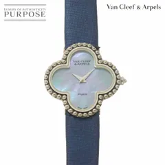 ヴァンクリーフ＆アーペル Van Cleef＆Arpels ヴィンテージ アルハンブラ 322974 レディース 腕時計 K18WG クォーツ Alhambra 90330510のサムネイル