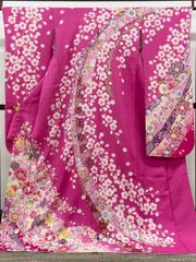 振袖 豪華 銀通し 金彩 大輪 身丈162cm 撥水加工済 MO2749 - メルカリ