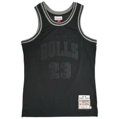 Mitchell&Ness ミッチェルアンドネス NBA シカゴ・ブルズ ユニフォーム プロチーム バスケ ブラック(メンズ M)中古 古着 Y3721のサムネイル