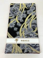 No.3737 名古屋帯 塩瀬 九寸 仕立済 正絹 着物 新品未使用 - メルカリ