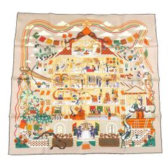 レディース HERMES プリーツスカート 2H0304DN