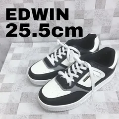 EDWIN エドウィン スニーカー 25.5cm ブラック ホワイト 20のサムネイル
