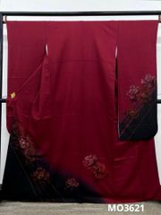 振袖 刺繍 金彩 紋意匠 やまと扱い 身丈168cm 撥水加工済 MO3825 
