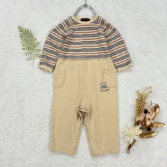 日本製 BURBERRY LONDON バーバリーロンドン ロンパース オールインワン ノバチェク バーバリーチェック ボーダー 80cm 三陽商会のサムネイル