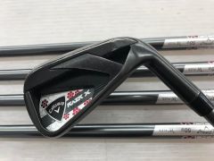 ぶっ飛び カッコいい キャロウェイ RAZR X BLACKアイアン 7本セット