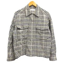 B&Y ユナイテッドアローズ BEAUTY&YOUTH ビューティー&ユース 1611-199-2042 ジャケット ブルゾン チェック コットン 長袖 ベージュ マルチカラーのサムネイル