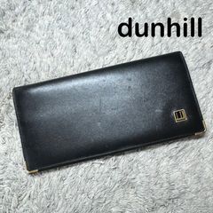 dunhill 長財布 ブラック レザー ゴールド金具 - メルカリ