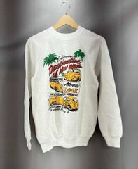 80s USA製 Hanes スウェット MOON EYES 白 Lサイズ 前V - メルカリ