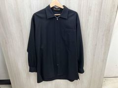 ISSEY MIYAKE イッセイミヤケメン プリーツシャツ 長袖 スリット 黒