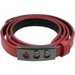 デルボー ブレスレット Leather レッド 03