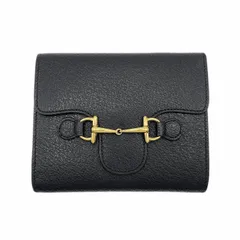 GUCCI グッチ 財布 ホースビット コンパクトウォレット 三つ折り オールド 035・2118・1726・0 ヴィンテージ 【中古】