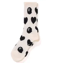 新品 A BATHING APE アベイシングエイプ 靴下 白