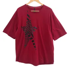 1710302077 ＜美品＞GalaabenD ガラアーベント プリントTシャツ レッド コットン ボックスシルエット メンズのサムネイル