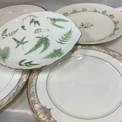 ノリタケ　大皿　プレート5枚　デザイン4種類　絵柄いろいろ　中古品　Y841