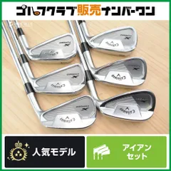 【キャビティ】キャロウェイ X FORGED STAR 2021年 アイアンセット 5~PW 6本セット Dynamic Gold 95 フレックスS200 Xフォージド スターのサムネイル