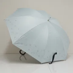 日傘 CLATHAS クレイサス USED品 晴雨兼用 フラワー 花 ライトブルー 一級遮光 遮熱 遮光 UV 50cm A4131のサムネイル