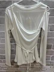 A【A5-07】◇COTORICA. サイズF 長袖トップス　ホワイト　タグ付きのサムネイル
