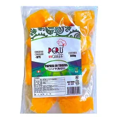 PERU CHEFF PAPAYA EN TROZOS 500g - ペルーシェフ　パパイヤ カット　果実のサムネイル