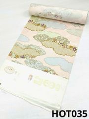 仮絵羽 振袖 金駒 金彩 紋意匠 未仕立て品 正絹 八掛付き HFT006
