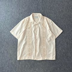La Fiesta 半袖開襟キューバシャツ アイボリー L - メルカリ