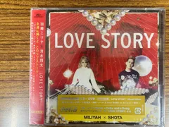 加藤ミリヤ × 清水翔太 　 LOVE STORY　初回生産限定盤　　CD＋DVD2枚組(背表紙日焼けあり)