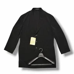 参考上代121000円 未使用 Yohji Yamamoto POUR HOMME 25AW Ta TUXEDO SWITCHING LAPEL JACKET タキシードラペル切り替えジャケット ヨウジヤマモト HL-J07-500 ブラック 3 16781Mのサムネイル