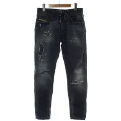 ディーゼル DIESEL THOMMER JOGG デニム ジーンズ パンツ W26 L32 青 ダメージ加工 /GG