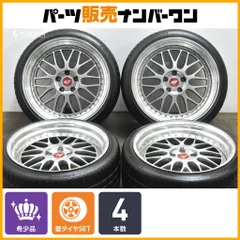 【超深リム 3ピース】WORK ジスタンス W10M 19in 10J +27 +36 PCD112 2023年製 LauFenn 245/35R19 BMW F87 M2 ベンツ W205 Cクラス ワークのサムネイル