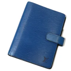 LOUIS VUITTON ルイ・ヴィトン  アジェンダMM R20045 手帳カバー エピレザー ブルー メンズ レディースのサムネイル