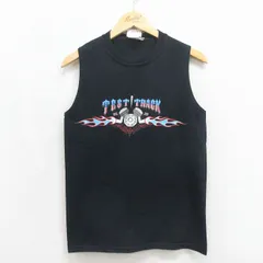 S/古着 ノースリーブ ビンテージ Tシャツ メンズ 00年代 00s ディズニー テストトラック コットン クルーネック ブラック 26may26のサムネイル