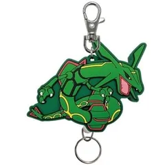 【訳アリ】キーリング ラバーリールキーホルダー レックウザ ポケットモンスター ポケモン キッズ 子ども用 通園 通学 ギフト雑貨 鍵ホルダー 伸びる キャラクター グッズのサムネイル