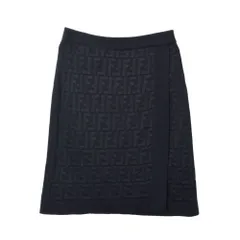 FENDI ヴィンテージ ズッカ ウール ニットスカートのサムネイル
