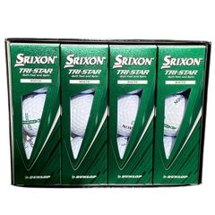 ☆ Srixon TRI-SATUR Golf Balls, Green, Pack of 12, Unused