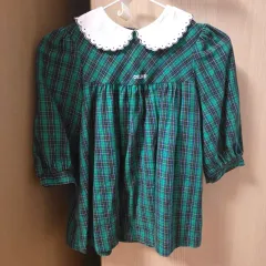 Celine セリーヌ ベイビー グリーン タタン CHECK ONE PIECE celine babyのサムネイル