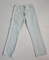 新品 オフホワイト ストライプ デニム ズボン 27 Off Whiteのサムネイル