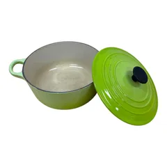 LE CREUSET ホーロー 鍋 20㎝ グリーン 緑 ル・クルーゼのサムネイル