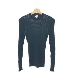 ARMANI COLLEZIONI アルマーニコレッツォーニ クルーネックリブニット サイズ:48 長袖   ウール ブラック メンズ / 240001207776のサムネイル