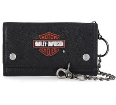 Harley-Davidson レザーウォレットチェーン付 お値下げ可 - メルカリ