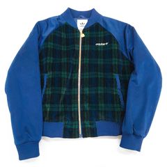adidas タータン カレッジジャケット - メルカリ