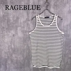 『RAGEBLUE』レイジブルー (M) ボーダータンクトップ メンズのサムネイル