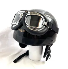 OGK オージーケー PF-2 ビンテージ ハーフヘルメット 1999年製造  ゴーグル付 SIZE FREE 57-59 現状品のサムネイル