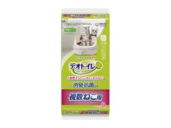 デオトイレ 複数ねこ用消臭・抗菌シート 8枚 デオトイレ ニオわない＆キレイ続く 猫 ねこ ネコ キャット CAT 愛猫 トイレ といれのサムネイル
