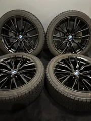 ★225/45RF18 BRIDGESTONE/BLIZZAK RFT 23年製 BMW G20 G21 3シリーズ 純正 18インチ 7.5J +25 112 5H スタッドレス 4本 (1-M561)のサムネイル