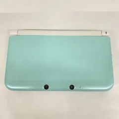 [東店24-4260-2606] Nintendo 3DS LL本体 ミントグリーン×ホワイト　ジャンク