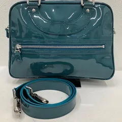 Y5286　【美品】　JAQUE LE CORRE　ジャックルコー　リスボン　2way　ショルダーバッグ　ハンドバッグ　エナメル　レディース　グリーン系のサムネイル