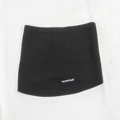 mont-bell モンベル スーパーメリノウール EXP. ネックゲーター L ブラック ウール混 防寒のサムネイル