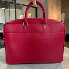FURLA ビジネスバッグ レッド ブリーフケース A4対応 - メルカリ