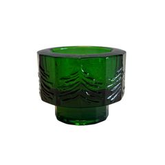 フランティシェク・ヴィズナー チェコ ガラス 花瓶 1970年代 希少品